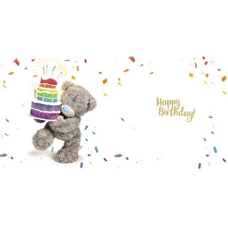 3D Holographic Birthday Cake Me to You Bear Card Extra Image 1